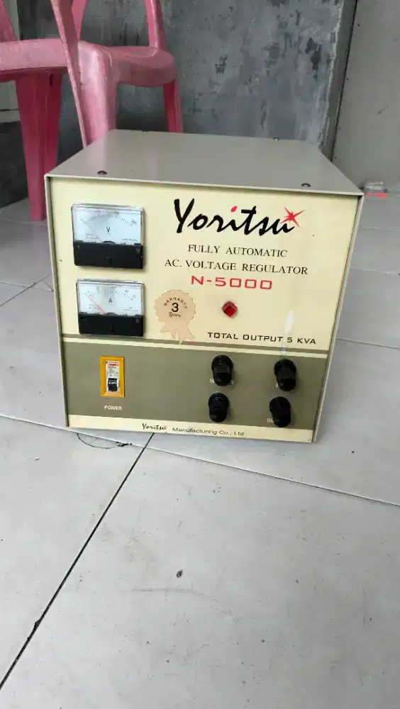 STABILIZER YORITSU 5KVA 5000VQ