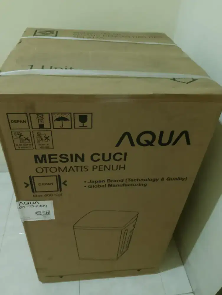 Dijual mesin cuci baru, masih segel