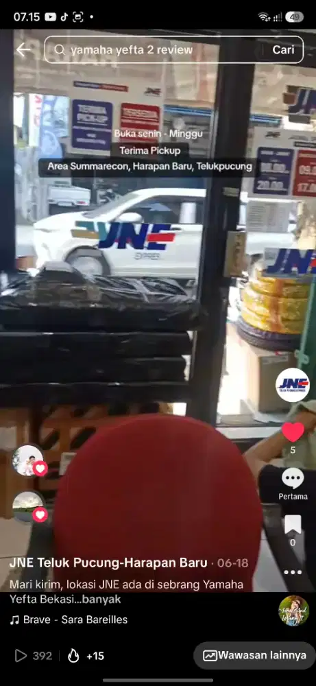 Lowongan jne admin dan pickup