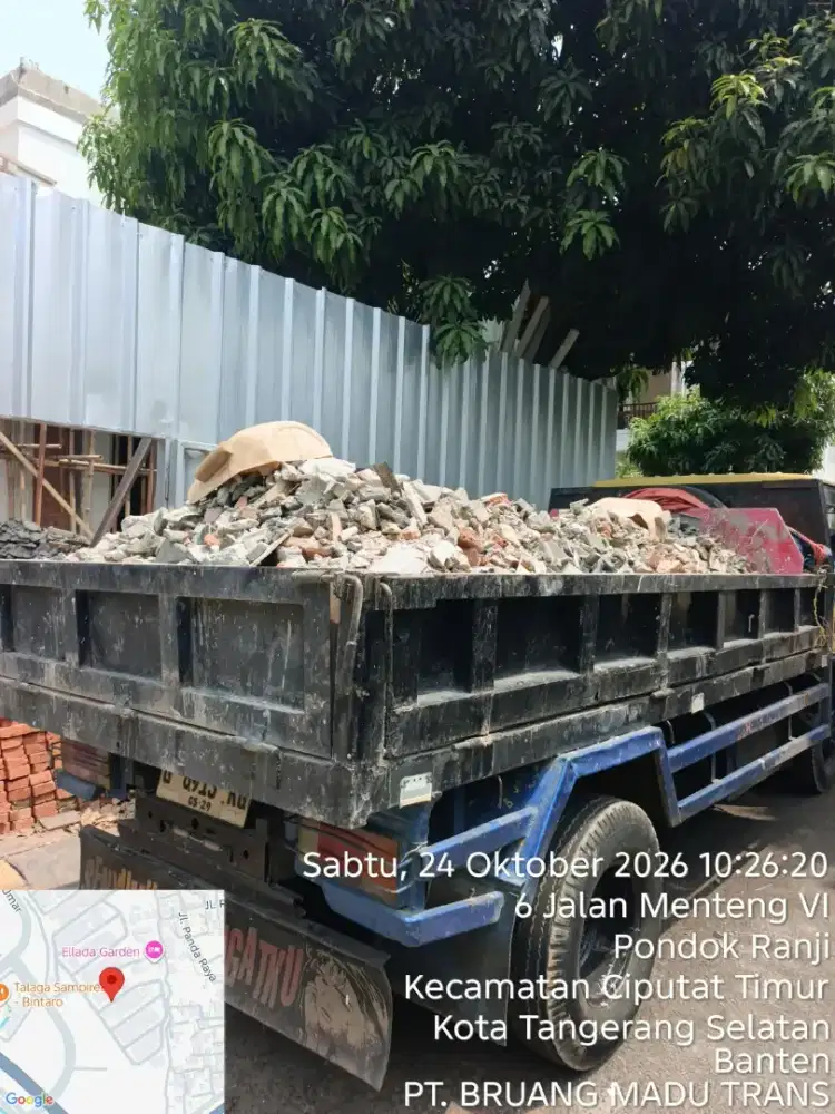 Jasa angkut puing proyek dan pembersihan sampah