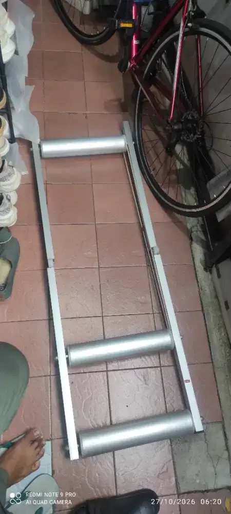 Bicycle roller / roller pad