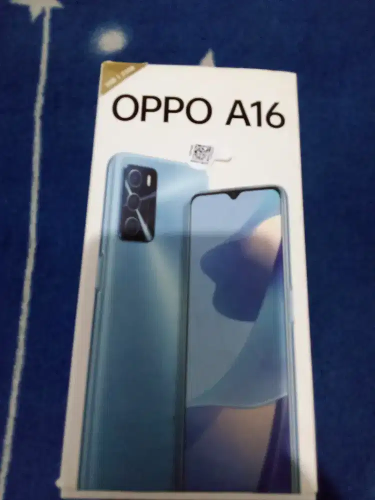 Oppo a16 warna silver 3gb / 32 gb