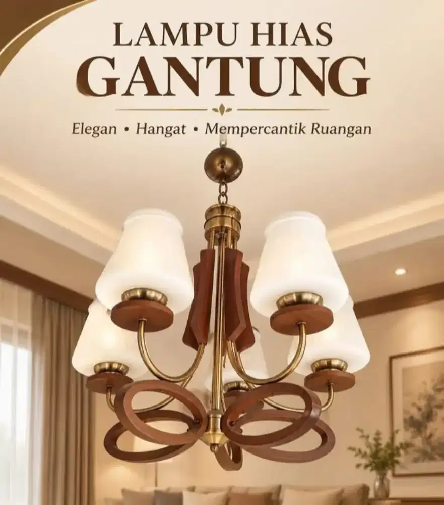 Lampu gantung minimalis
