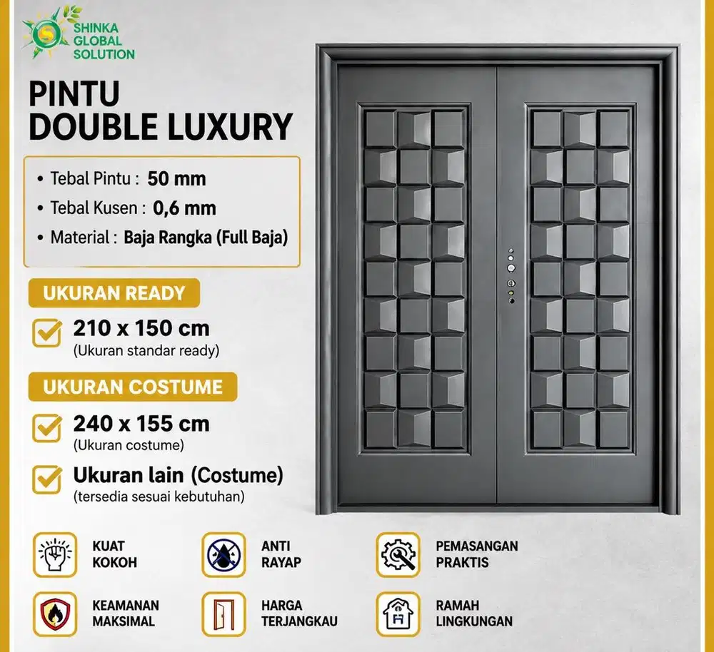 Pintu Double Kupu Tarung Promo
