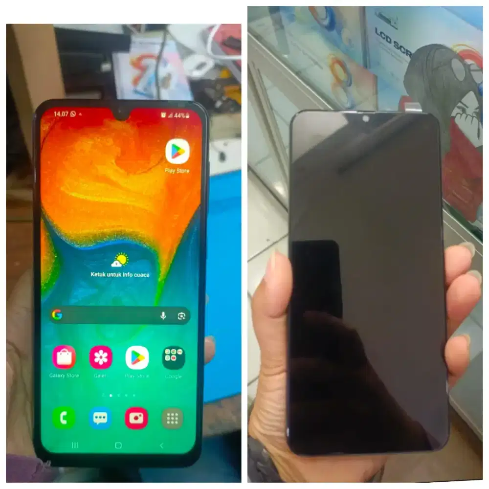 LCD SAMSUNG A20 INCEL GRATIS PASANG