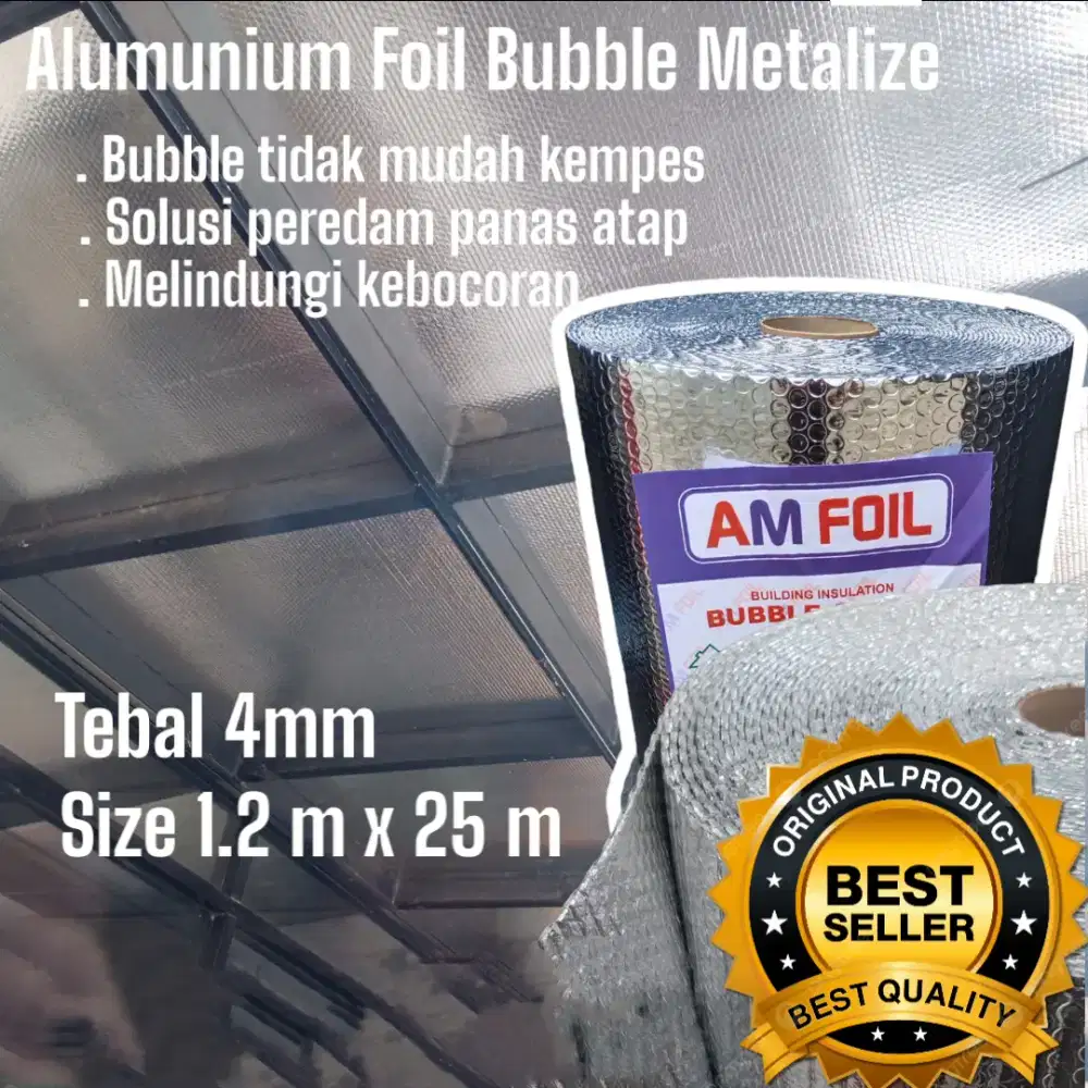 Alumunium foil type bubble metalize
