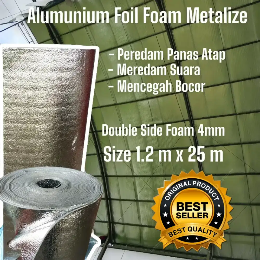 Alumunium foil type foam metalize