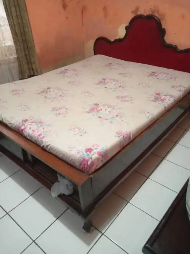 ranjang jati nya aja uk 160x190 cm