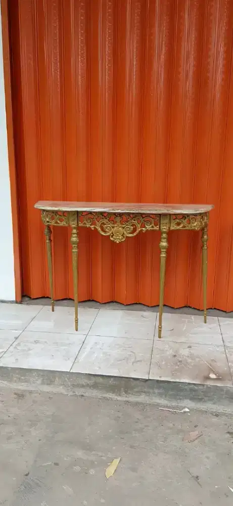 Meja konsul marmer italy vintage