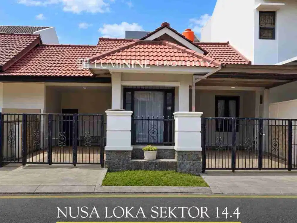 DIJUAL MURAH RUMAH DI NUSALOKA SEKTOR 14.4 BSD CITY, TANGERANG SELATAN