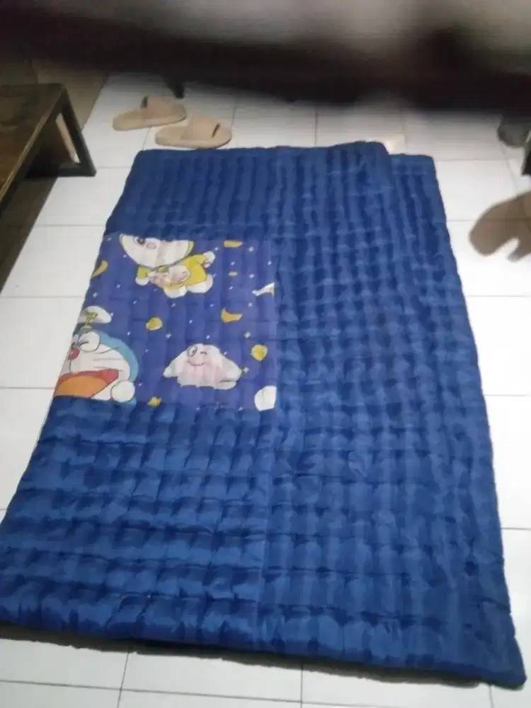 kasur palembang warna biru