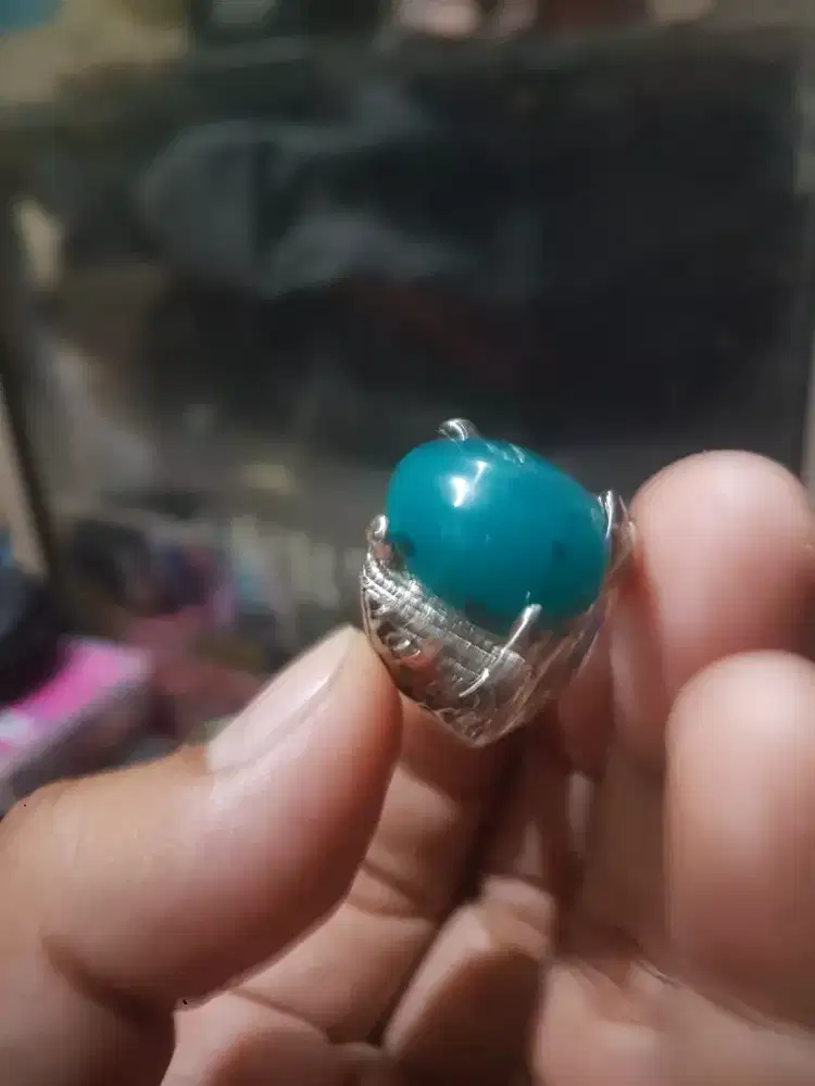 batu akik bacan doko bluish