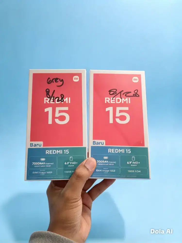 FAST RESPON WA Xiaomi Redmi 15 NFC 8+8/128 Garansi resmi 15bln