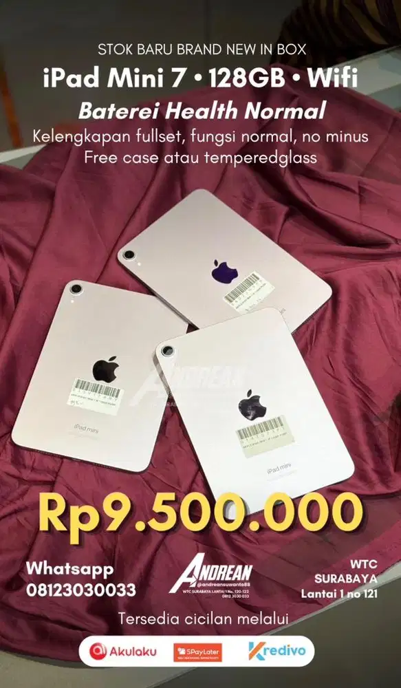 Second Ipad Mini 7 128 gb wifi
