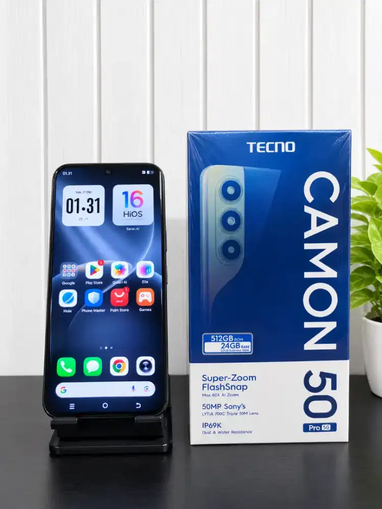 Tecno Camon 50 Pro 5G 12/512 GB Garansi 12 Bulan