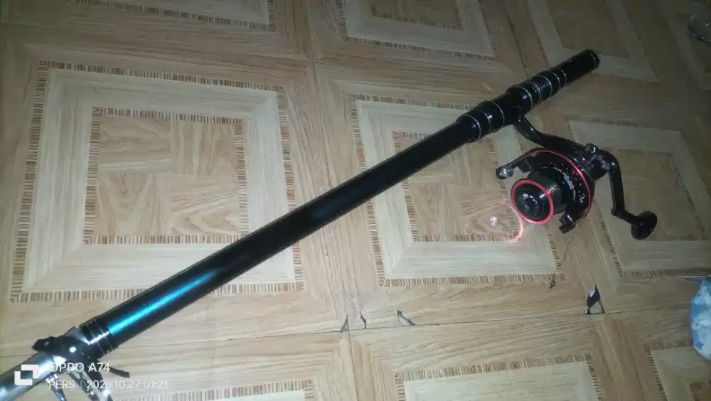 Joran Pancing Aquapro 4.50 Meter + Reel dan Senar – Siap Mancing