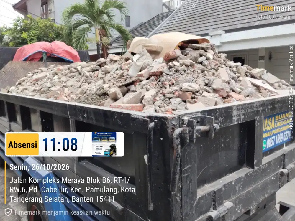 Jasa buang puing dan angkut tanah galian