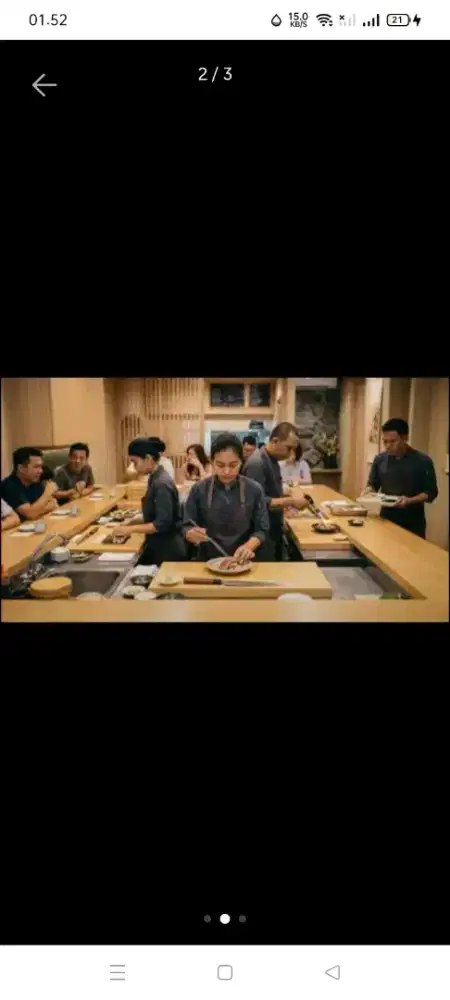 Dibutuhkan segera karyawan & karyawati untuk restoran sushi