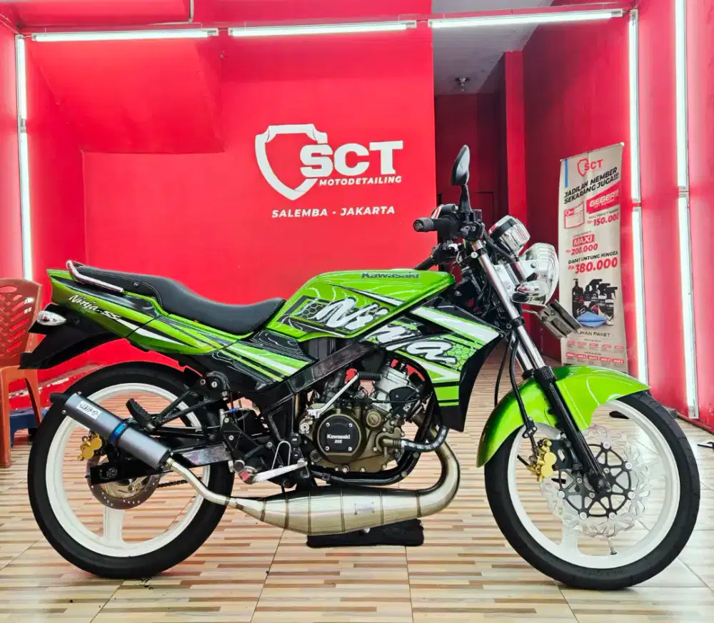 JualCpt90%LikeNew Modif 10Jt Kawasaki Ninja 150 R 2015 150R Convert SS