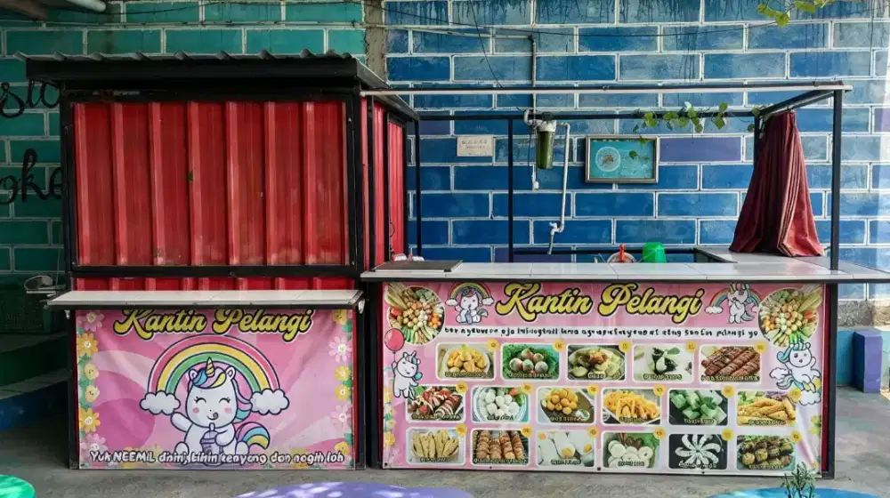 Booth murah kontainer