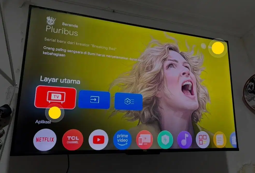 Tv TCL 4K bekas