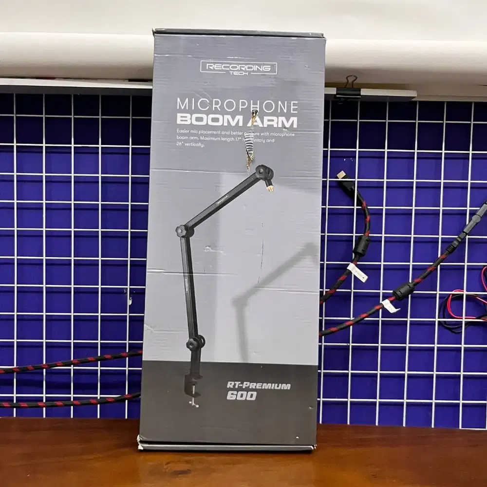 Recording Tech RT-Premium 600 Microphone Boom Arm - Stand Mic SECOND