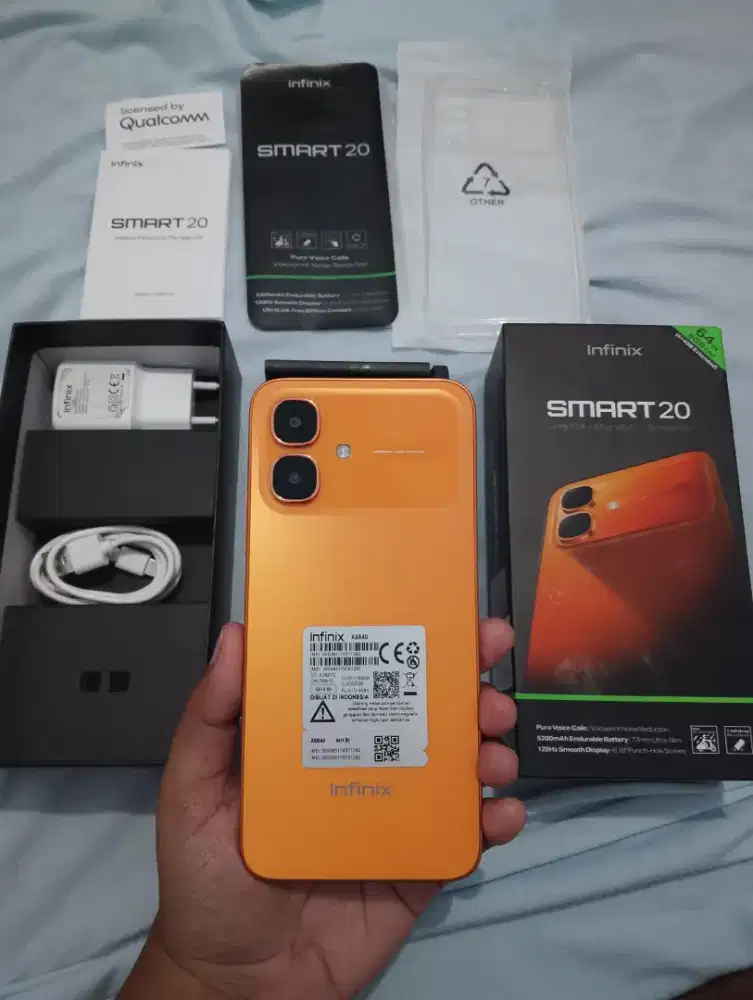 Hp Infinix Smart 20 Ram 4+4/64GB Fullset