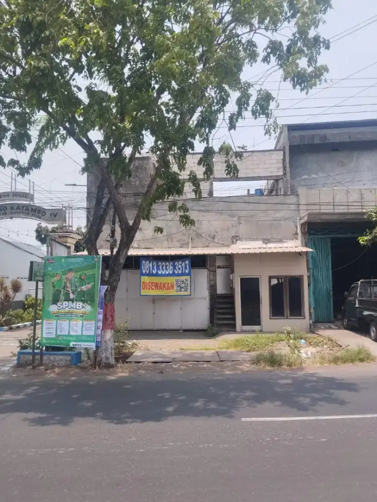Disewakan gudang di Jl Raya Janti Brigjend  Katamso dekat Makarya