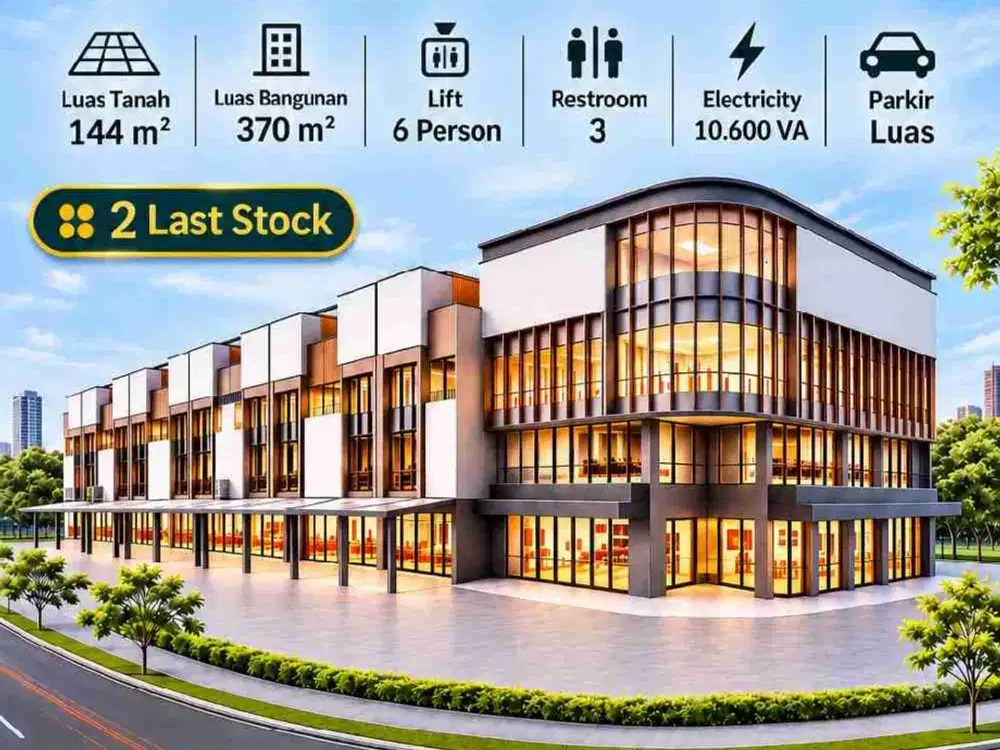 Ruko Alam sutera Sebrang Binus