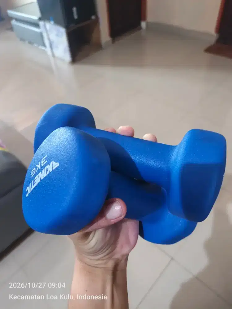 Dijual Dumbbell Neoprene Kinetic 3kg (Sepasang)