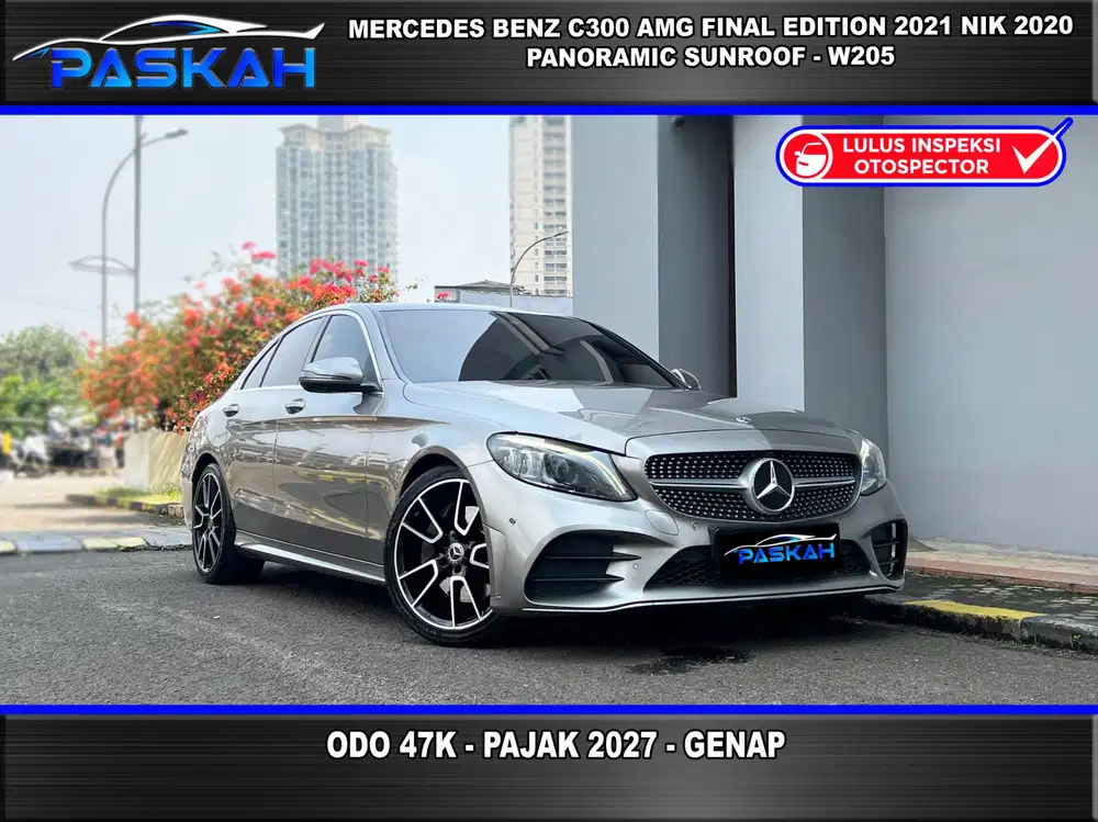 BUNGA 4% PAJAK APRIL C300 AMG 2021 NIK 2020 C 300 2021 FINAL EDITION