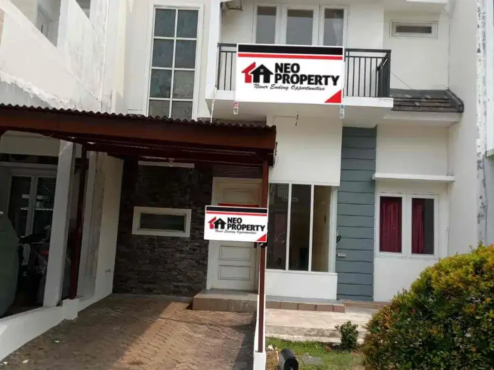 rumah disewakan cluster bsd 2 lantai ada ac 2