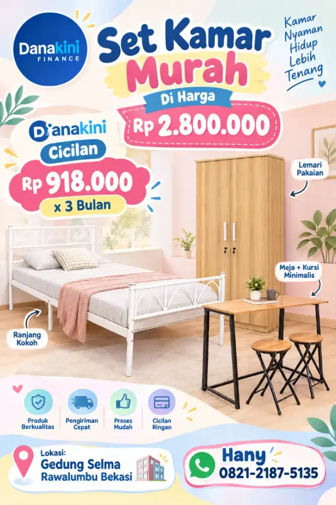 set isi kamar murah