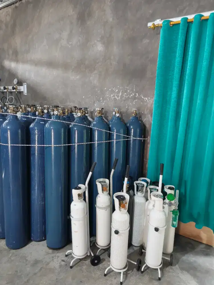 Sewa - jual - refil gas oksigen, nitrogen, argon