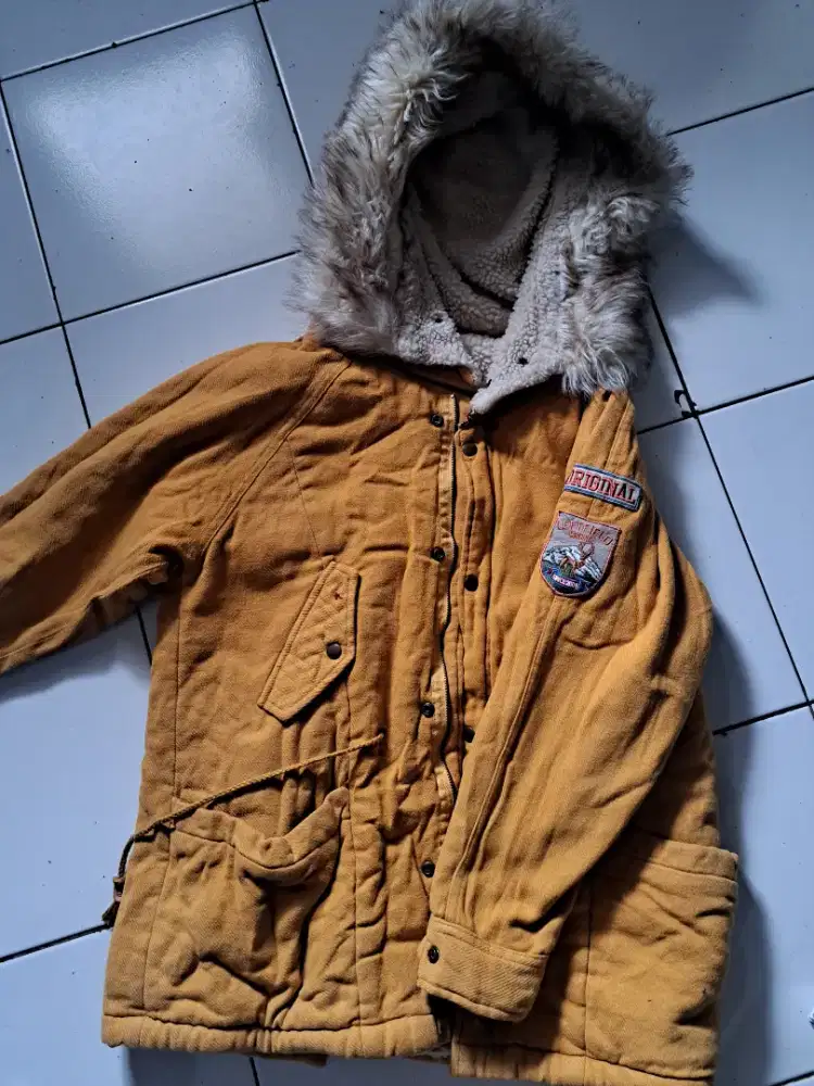 Jaket bulu tebal ,jaket