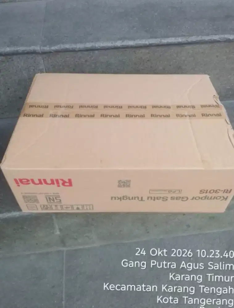Kompor Rinai satu tungku baru