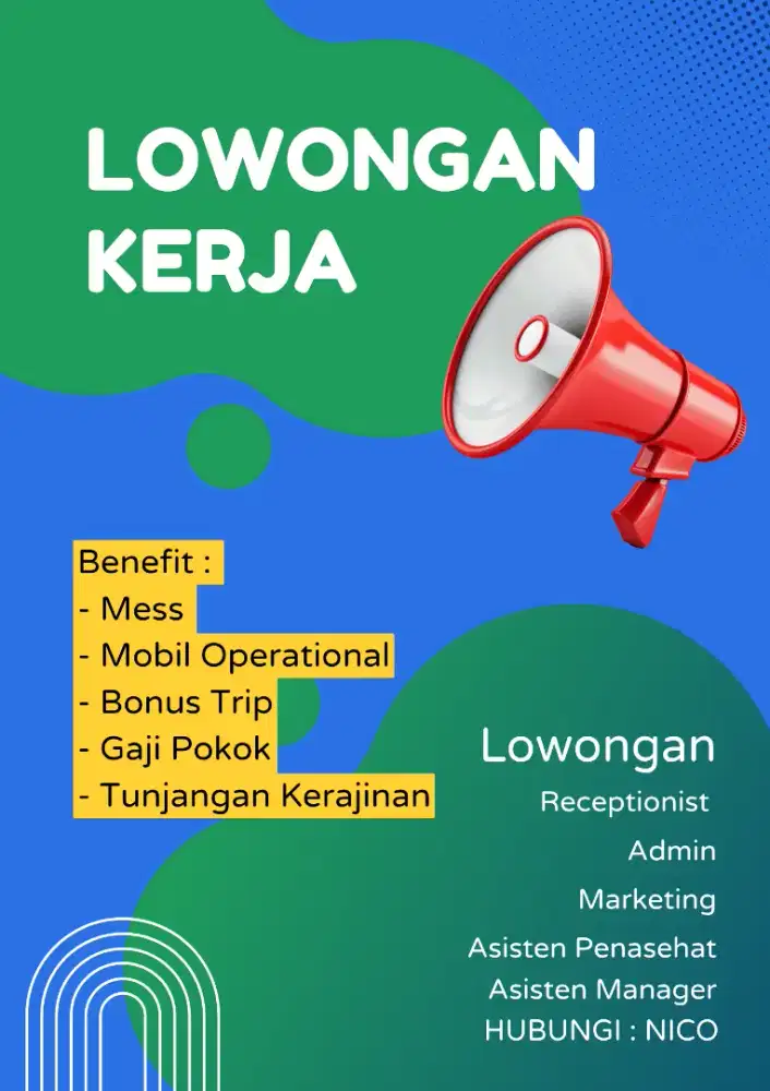 DIBUTUHKAN SEGERA!!