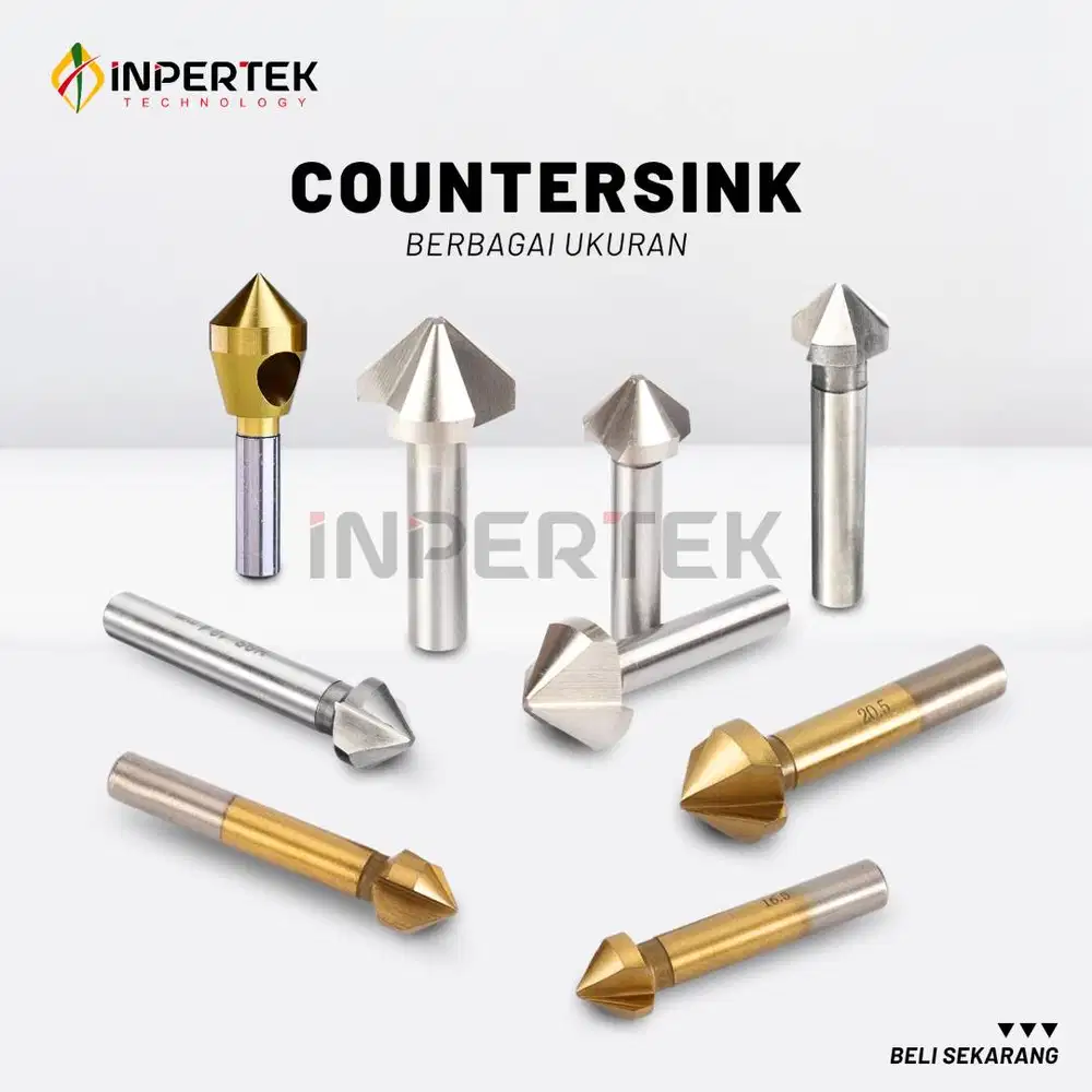 Countersink Mata Bor Chamfer Lubang dan Finishing