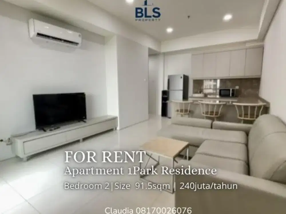 FOR RENT Apartment 1Park Residence 2BR