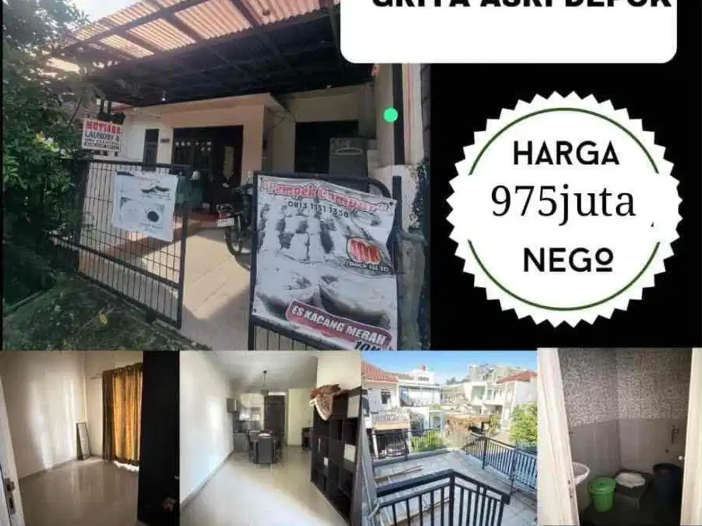 Dijual cepat rumah di griya asri depok
