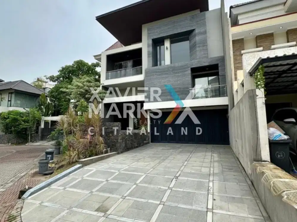 Rumah Citraland Taman Golf Semi Furnished Langka Row Jalan Besar