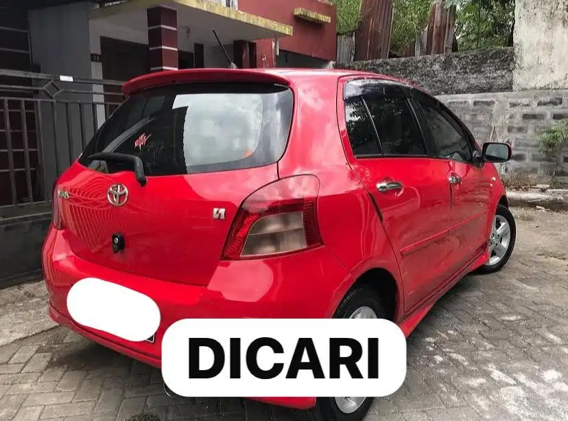 Di Cari Toyota Yaris 2006 ke atas Yaris AT 2008 Yaris Matic Yaris 2009