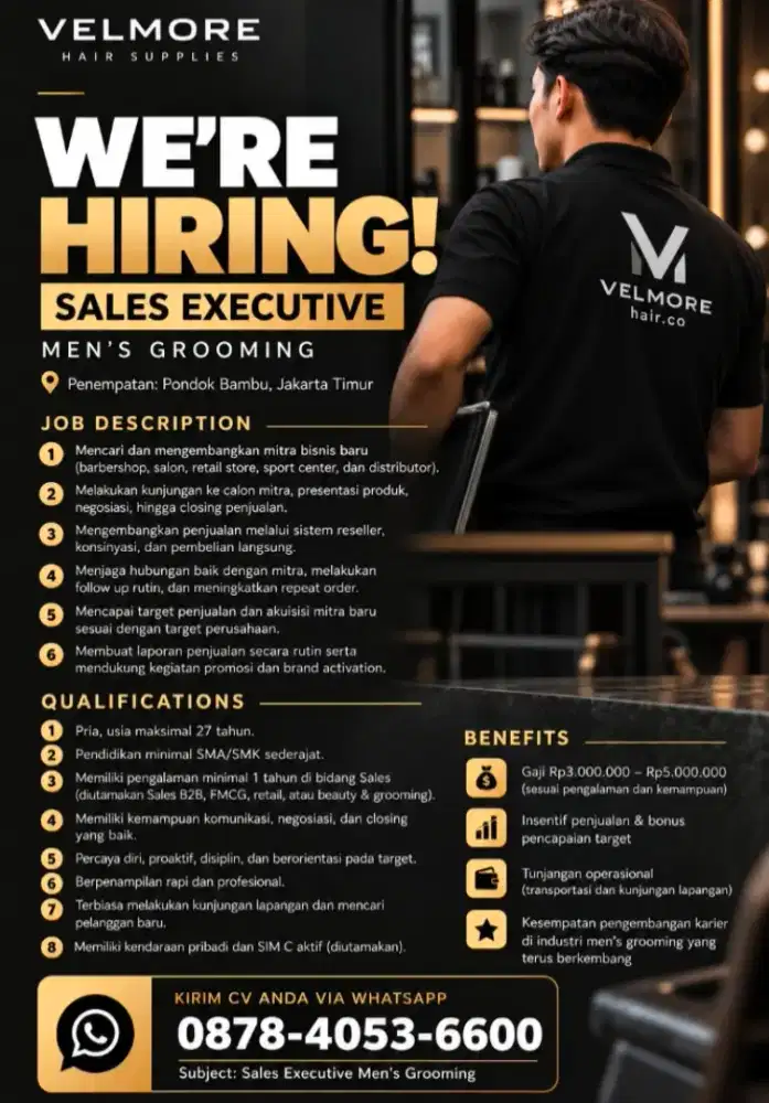 DICARI SALES EXECUTIVE - MEN'S GROOMING