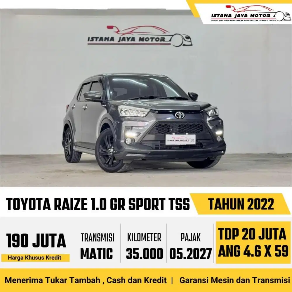 TOYOTA RAIZE GR SPORT TSS CVT 2022