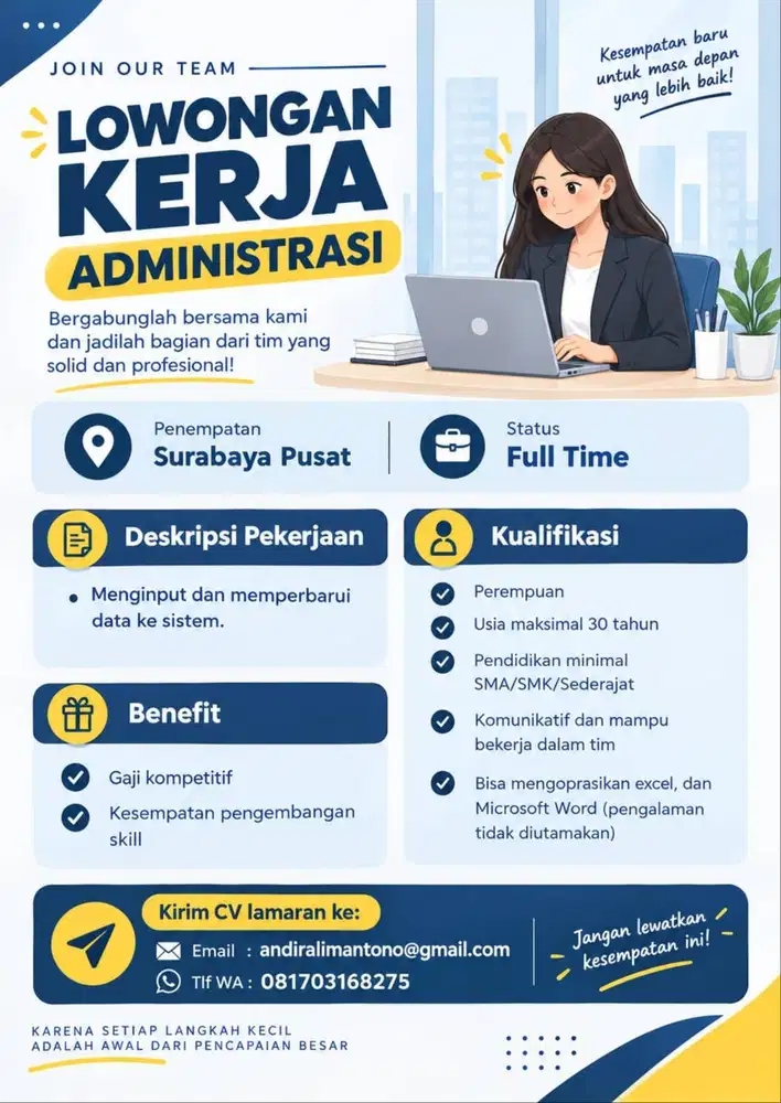 Lowongan Kerja Administrasi