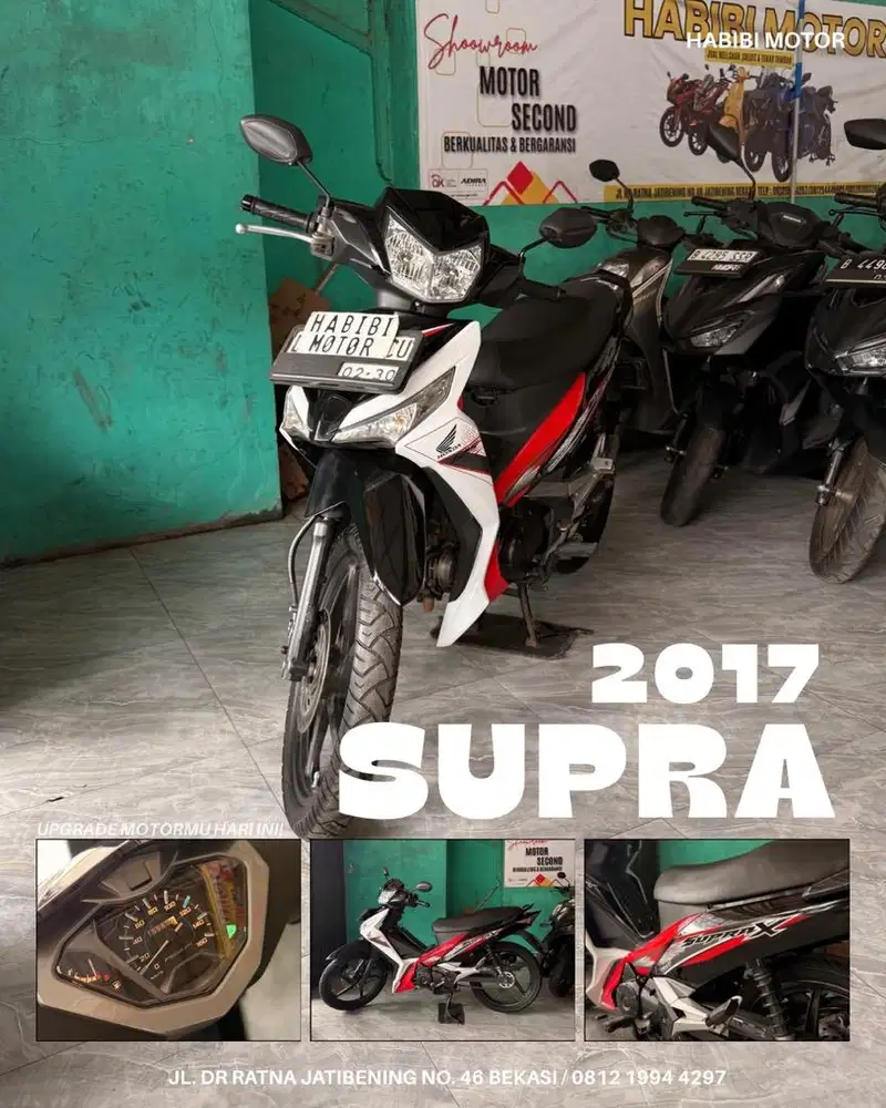 HONDA SUPRA 2017 MULUS TERAWAT