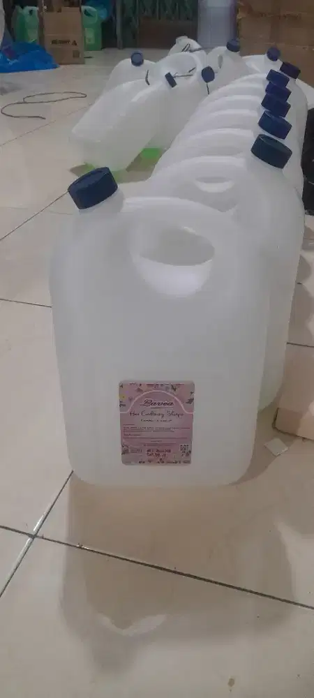 Jerigen bekas sabun 5L lengkap tutup