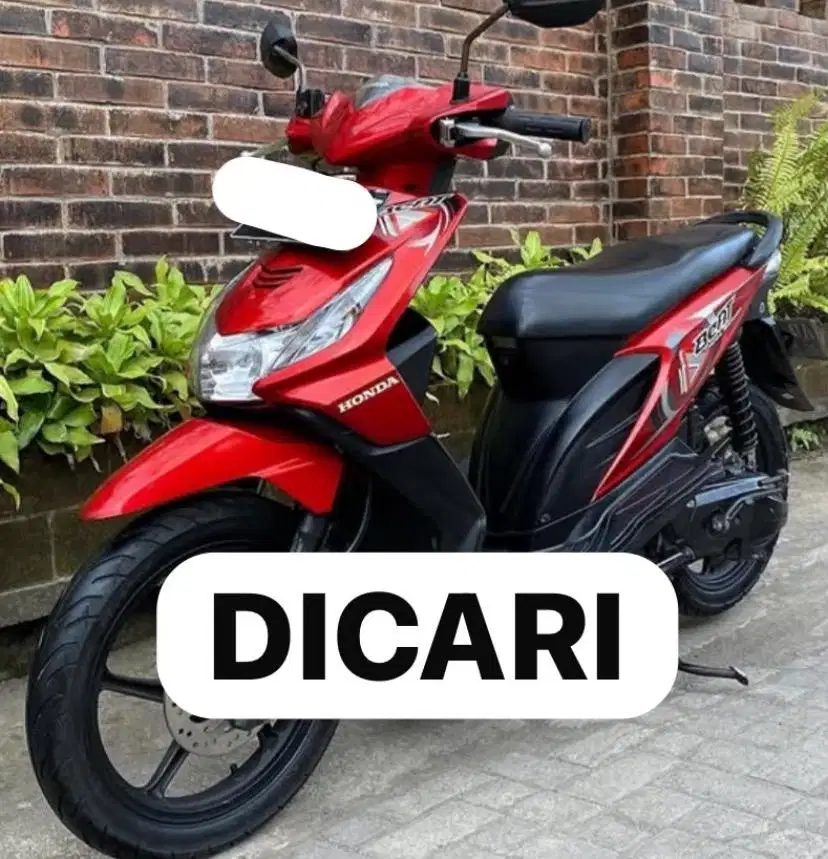 Di Cari Honda Beat 2009 Ke atas Beat Karbu 2011 Beat 2012 Beat 2008