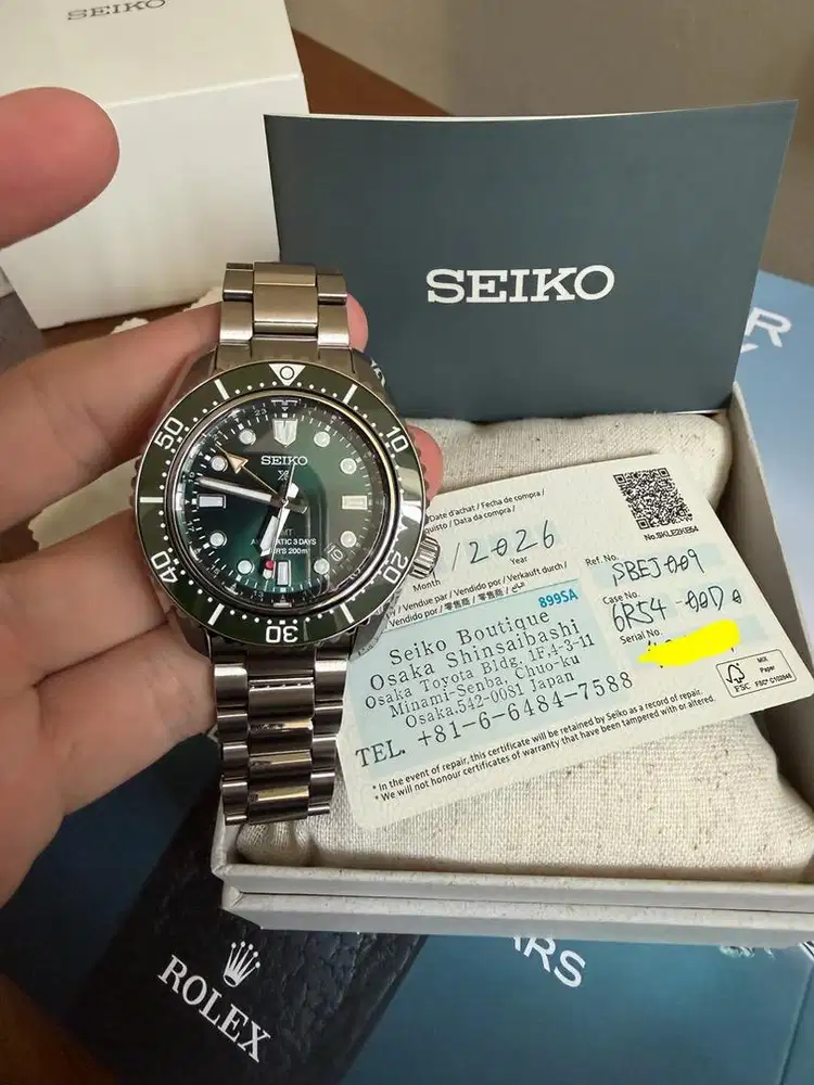Seiko Diver GMT SBEJ009 Baby Marinemaster