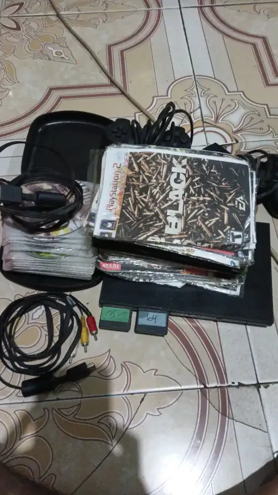 PS2 bekas masih menyala full.. game